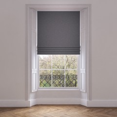Viera Charcoal Roman Blind
