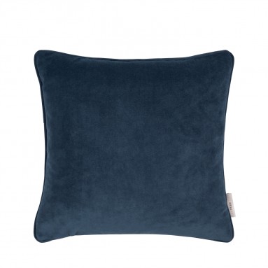 Cosmos Indigo Velvet Cushion 43cm x 43cm