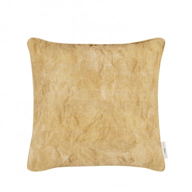 Namatha Ochre Printed Cotton Cushion 43cm x 43cm