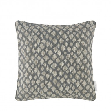Nia Charcoal Woven Cushion 43cm x 43cm