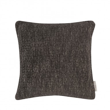 Safara Charcoal Woven Cushion 43cm x 43cm