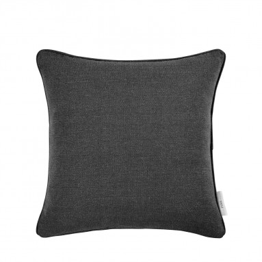 Shani Charcoal Woven Cushion 43cm x 43cm