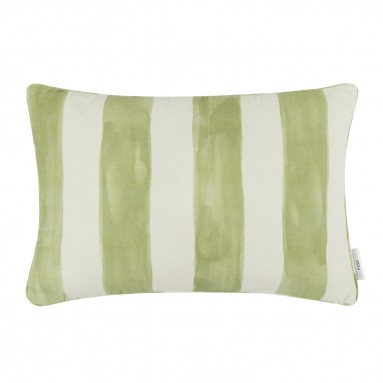 Tassa Grande Asparagus Printed Cotton Cushion 55cm x 38cm