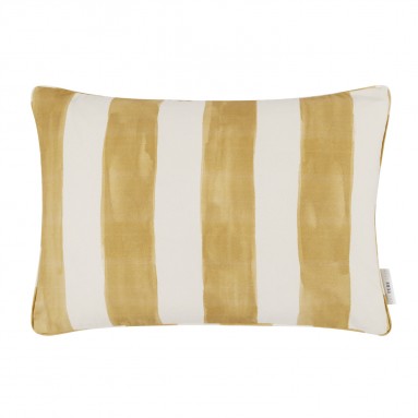 Tassa Grande Gold Printed Cotton Cushion 55cm x 38cm