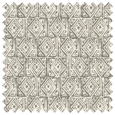 Fabric Ellora Graphite Print Swatch