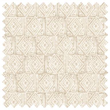Ellora Parchment Printed Cotton Fabric