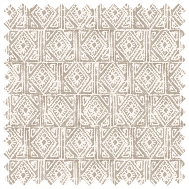 Fabric Ellora Taupe Print Swatch