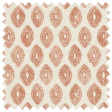 Marra Persimmon Printed Cotton Fabric