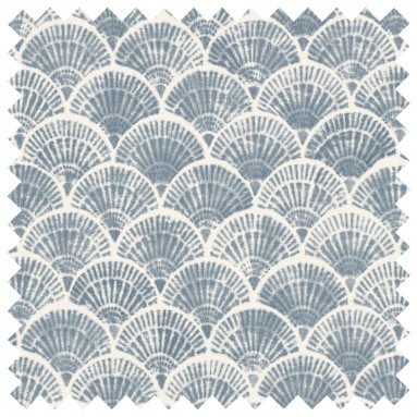 Medina Denim Printed Cotton Fabric