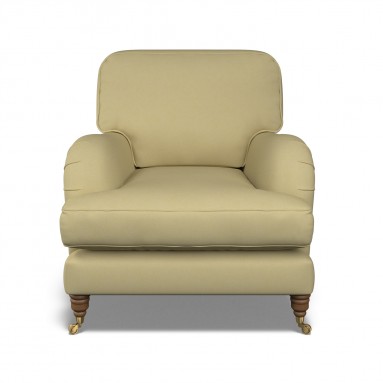 furniture bliss chair shani moss plain front