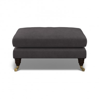Bliss Footstool Cosmos Charcoal