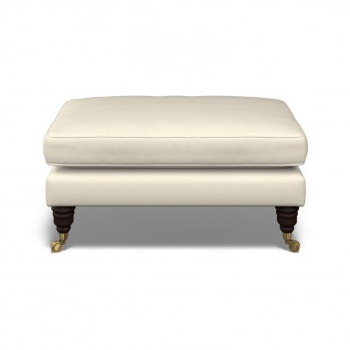 Bliss Footstool Shani Parchment