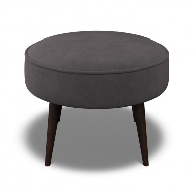 Brancaster Footstool Cosmos Charcoal