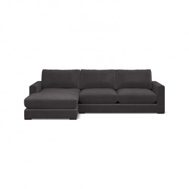Cloud Chaise Sofa Cosmos Charcoal