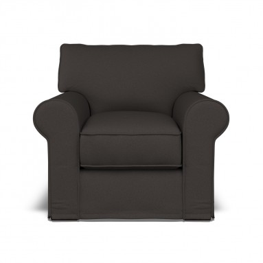 Vermont Loose Cover Chair Shani Charcoal
