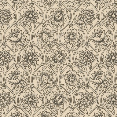 Lotus Charcoal Wallpaper