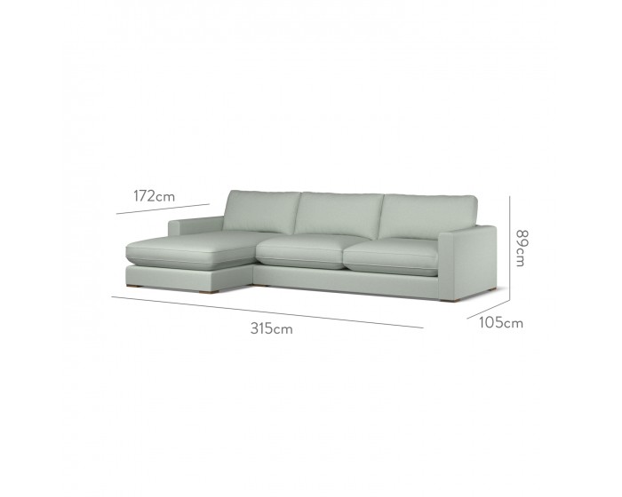 Cloud Large Chaise LHF Shani Mineral