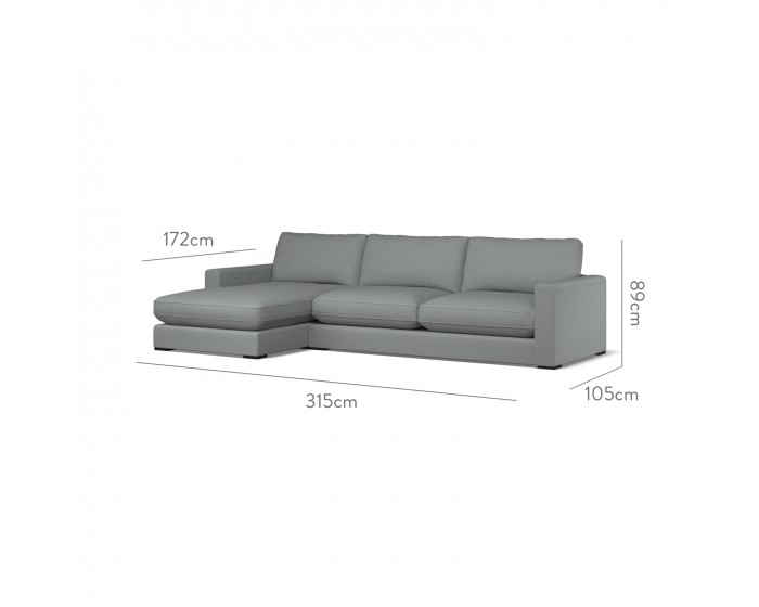 Cloud Large Chaise LHF Viera Mineral