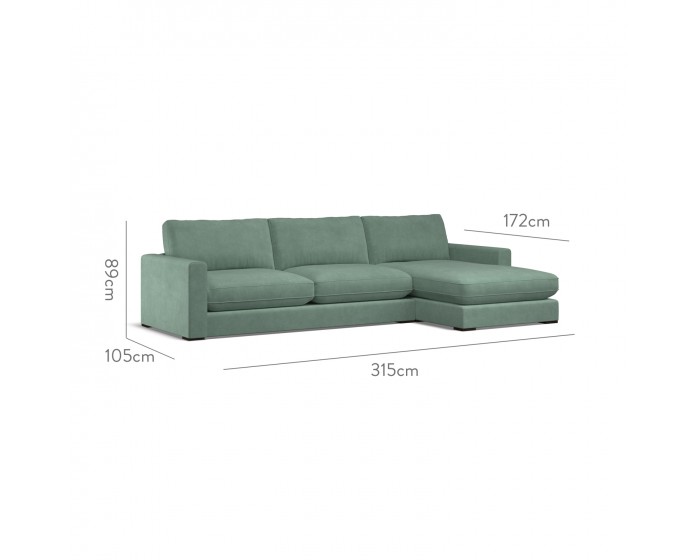 Cloud Large Chaise RHF Cosmos Celadon