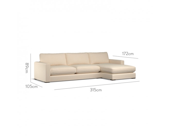 Cloud Large Chaise RHF Cosmos Parchment