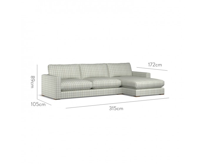 Cloud Large Chaise RHF Kali Mineral