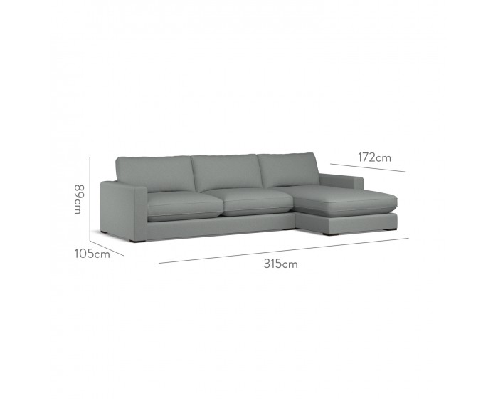 Cloud Large Chaise RHF Viera Mineral