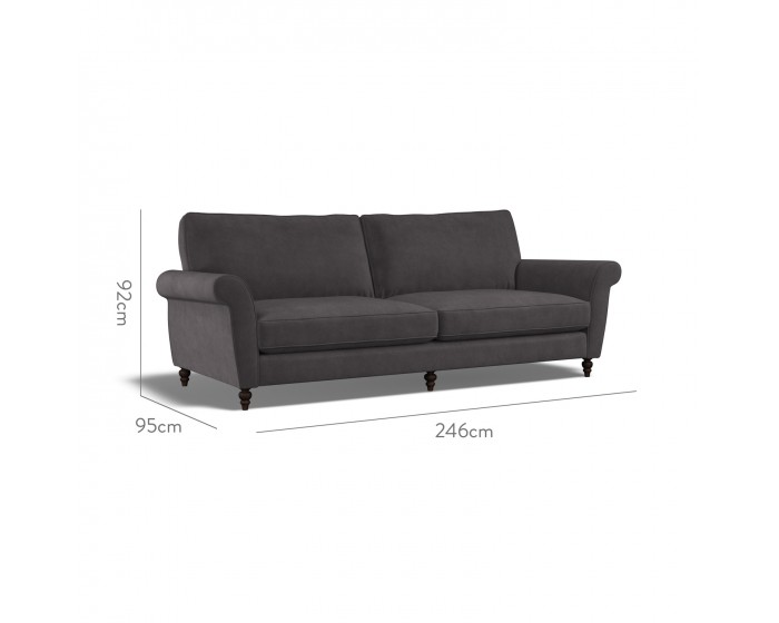 Ellery Extra Large Sofa Cosmos Charcoal