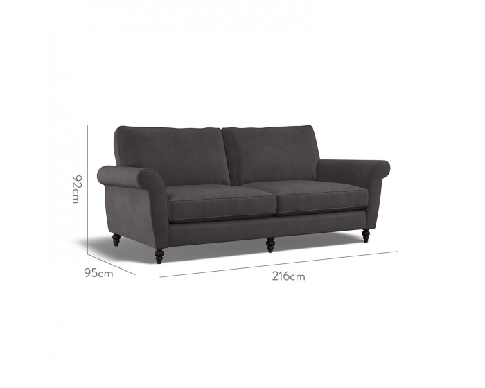 Ellery Large Sofa Cosmos Charcoal