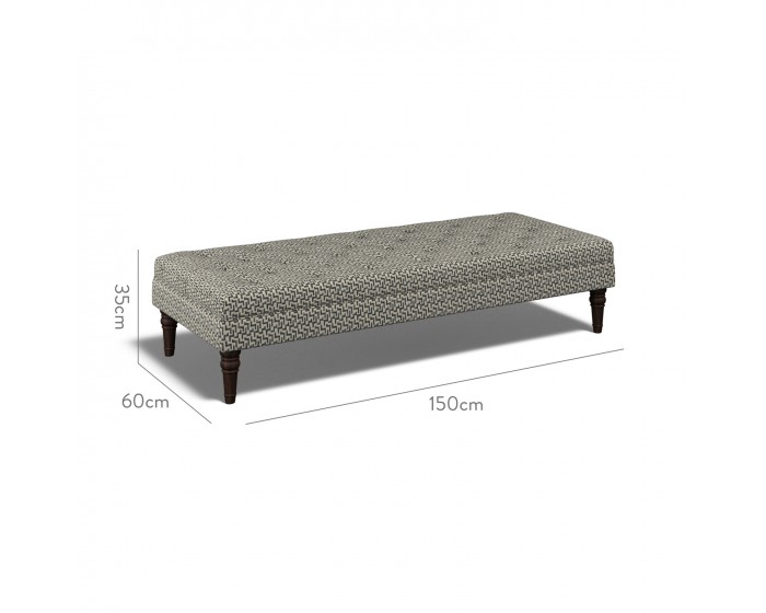 Monterey Extra Large Footstool Desta Charcoal