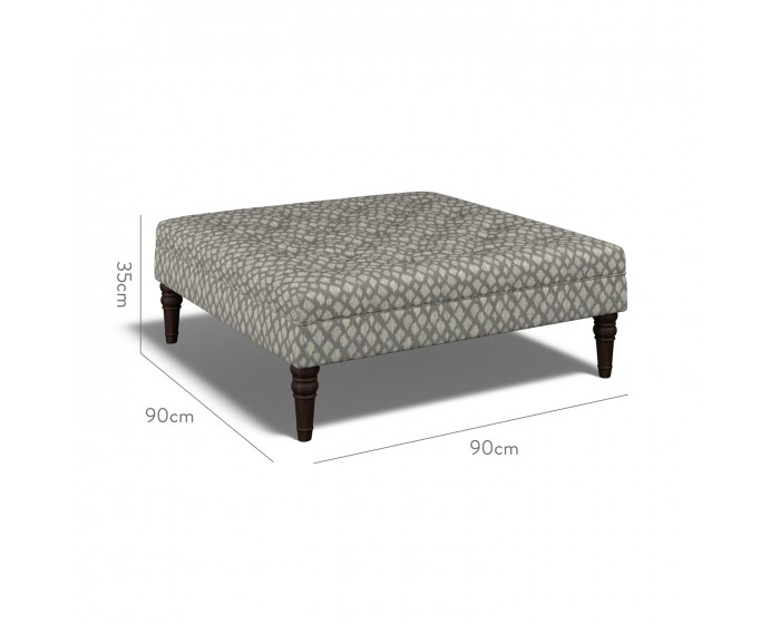 Monterey Large Footstool Nia Charcoal