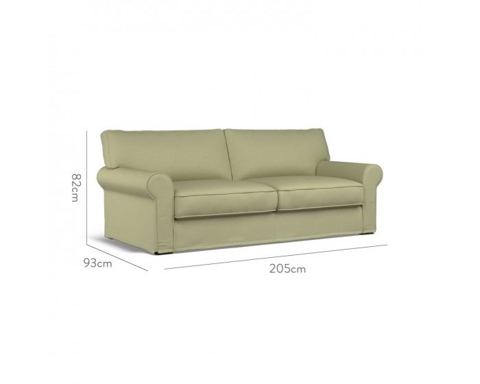 Vermont Loose Cover Large Sofa Shani Olive