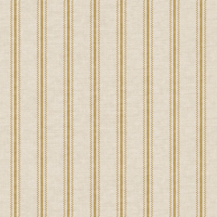 Aline Ochre Printed Cotton Fabric
