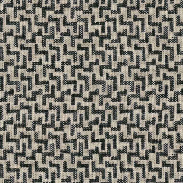 Desta Charcoal Woven Fabric