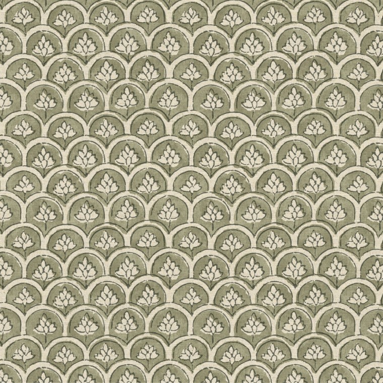 Devi Sage Printed Cotton Fabric