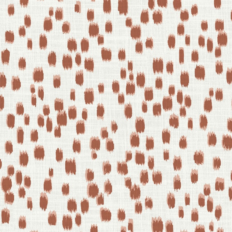 Sima Rust Printed Cotton Fabric