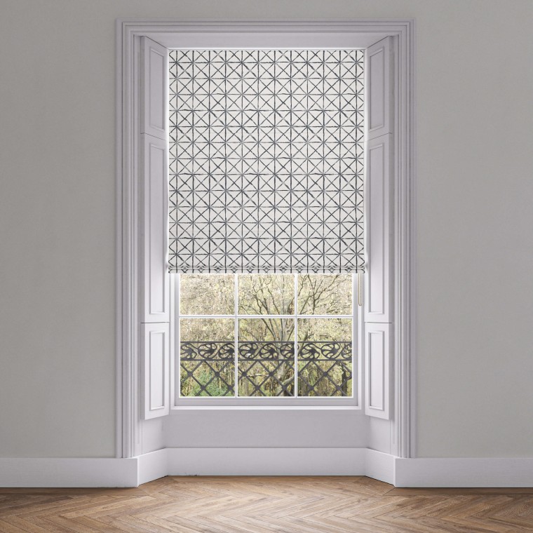 Inku Charcoal Roman Blind