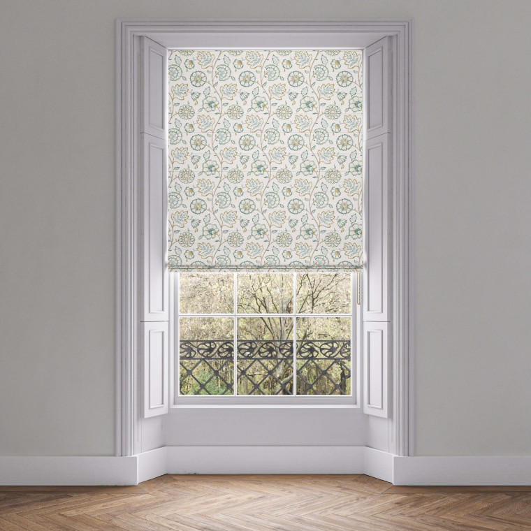 Kalamkari Jade Roman Blind