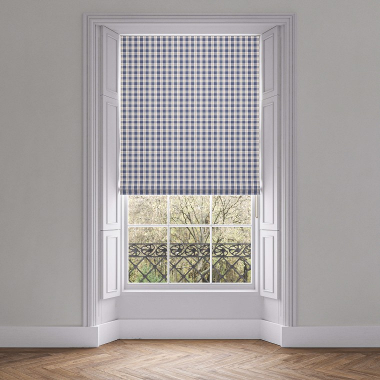 Kali Indigo Roman Blind