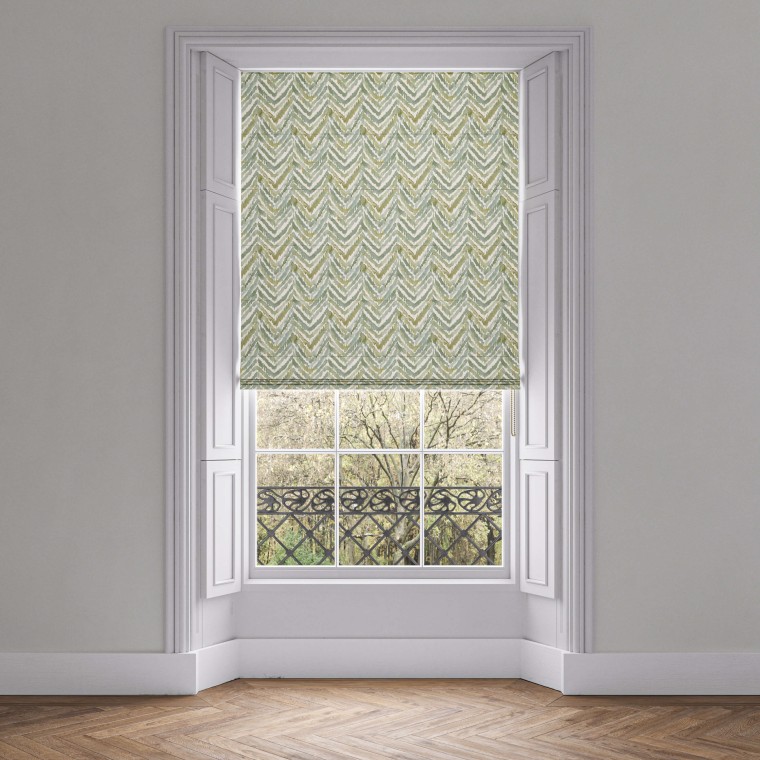 Kelim Celadon Roman Blind