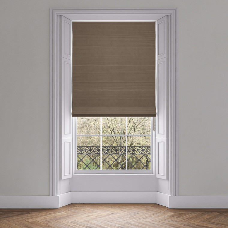 Larah Mocha Roman Blind