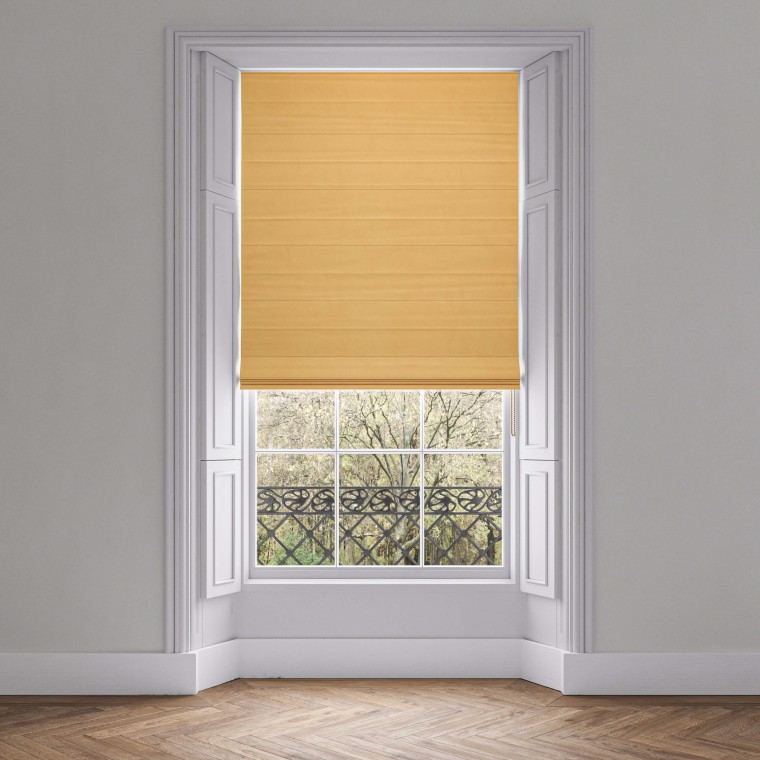 Larah Ochre Roman Blind