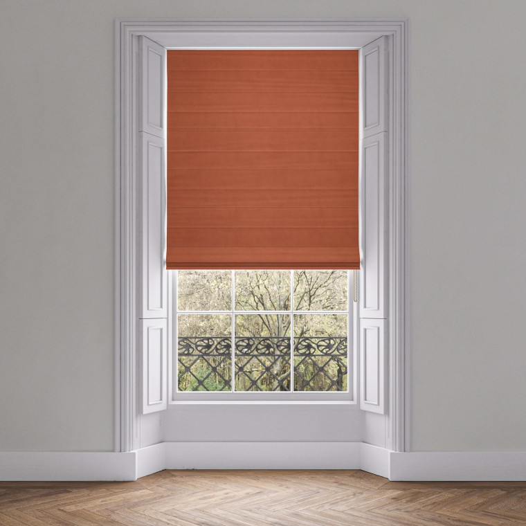 Larah Rust Roman Blind