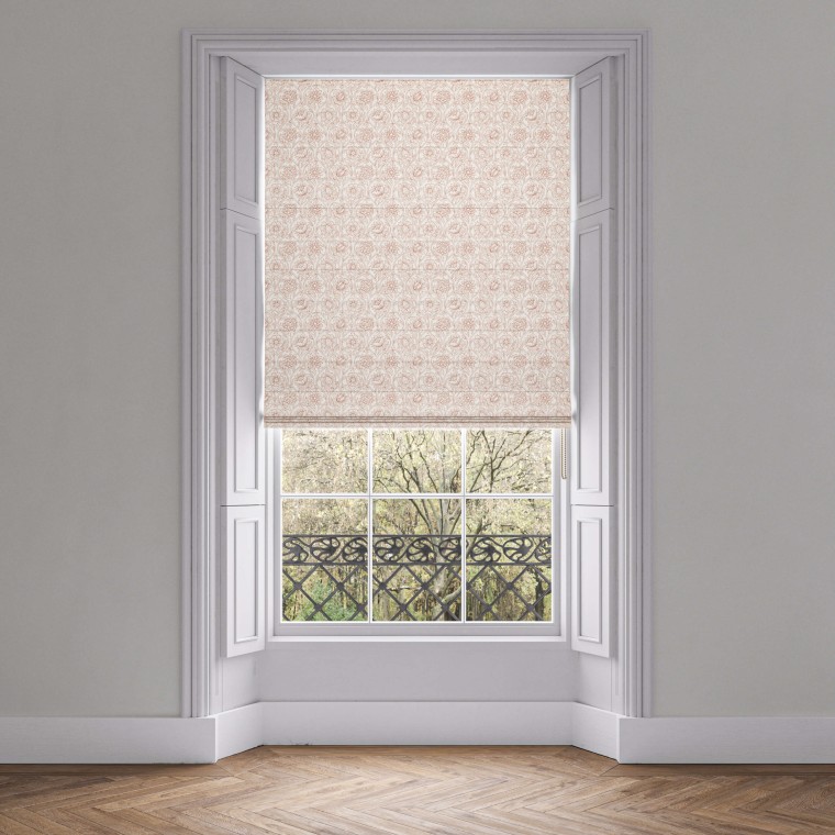 Lotus Bay Rose Roman Blind