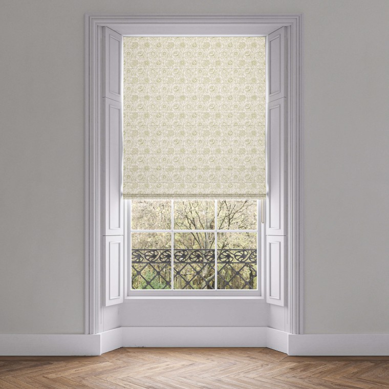 Lotus Moss Roman Blind
