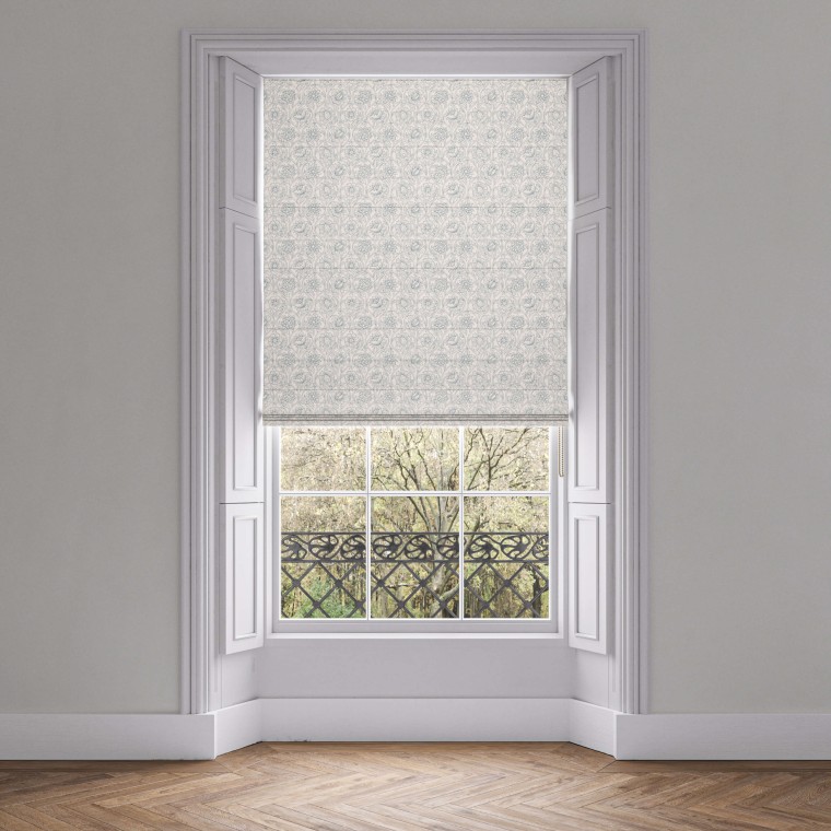 Lotus Sky Roman Blind