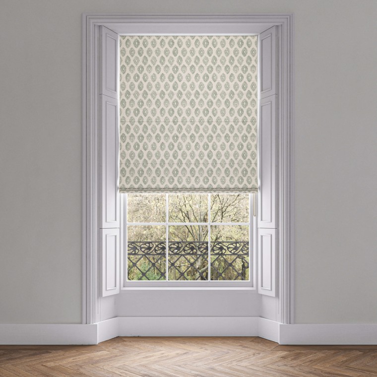 Marra Celadon Roman Blind