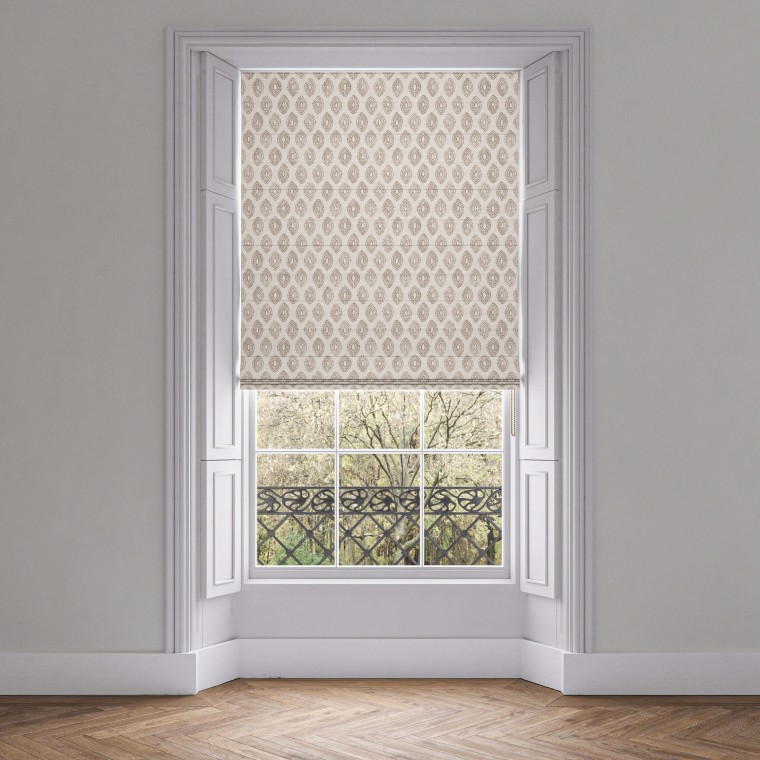 Marra Taupe Roman Blind