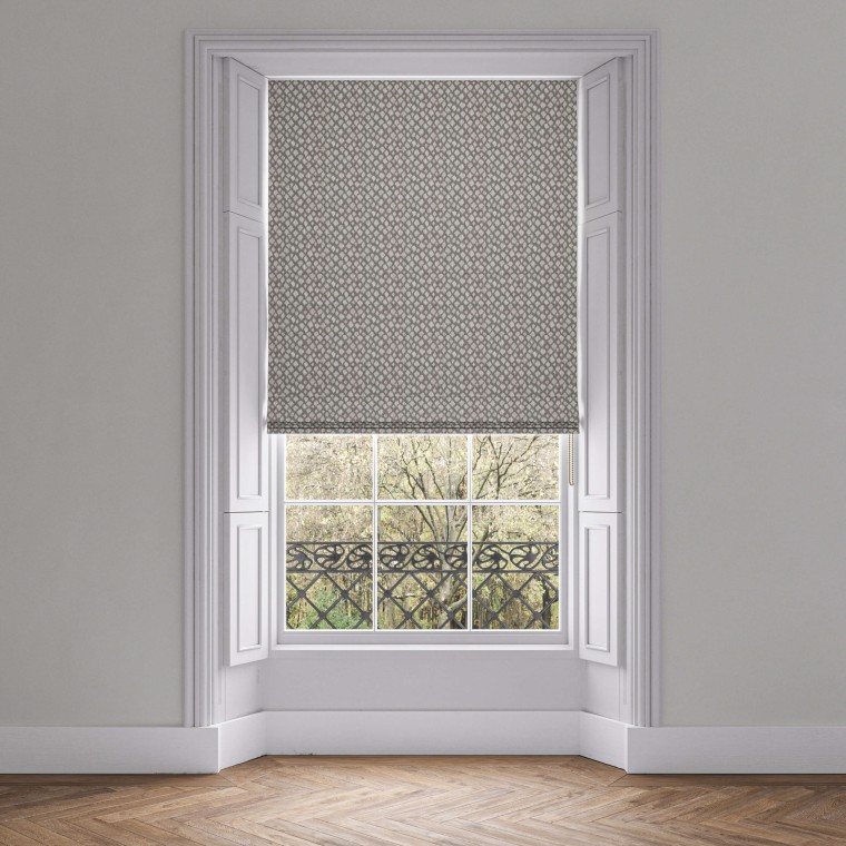 Nia Charcoal Roman Blind