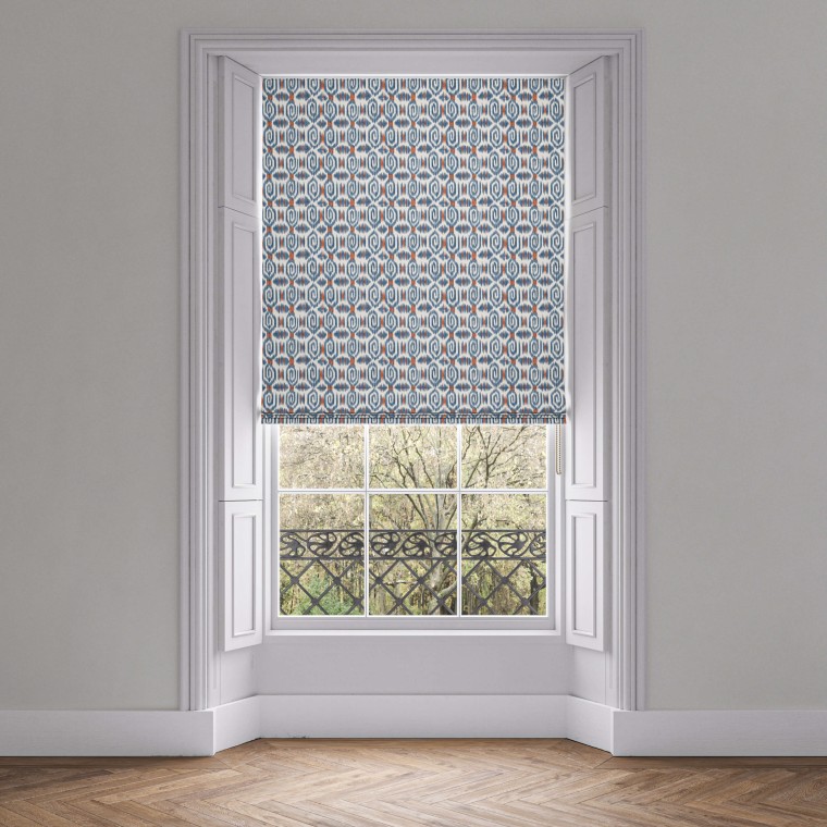 Odisha Indigo Roman Blind