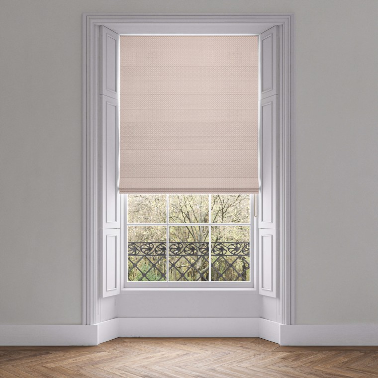 Sabra Blush Roman Blind